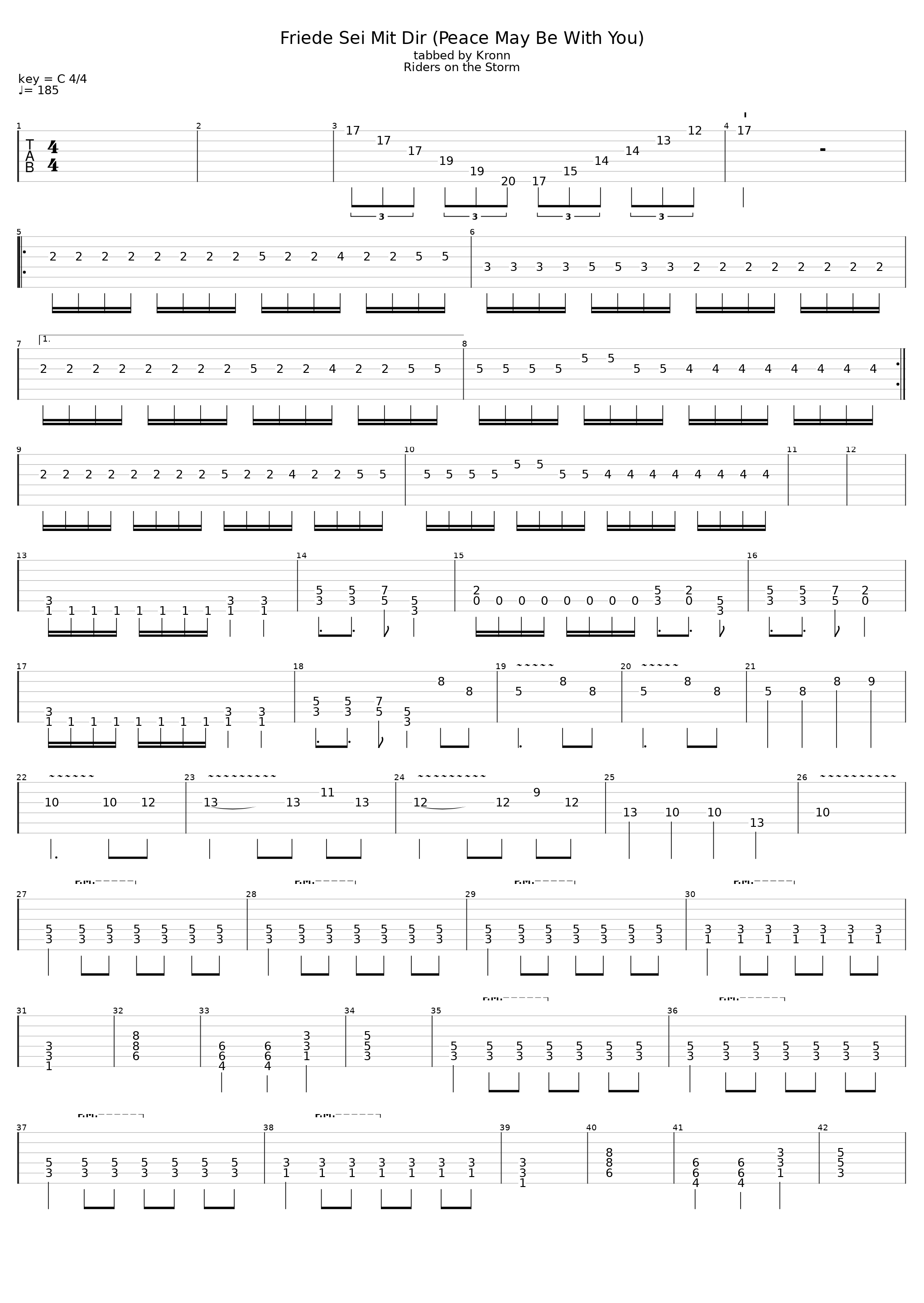 Friede Sei Mit Dir_Die Apokalyptischen Reiter_1