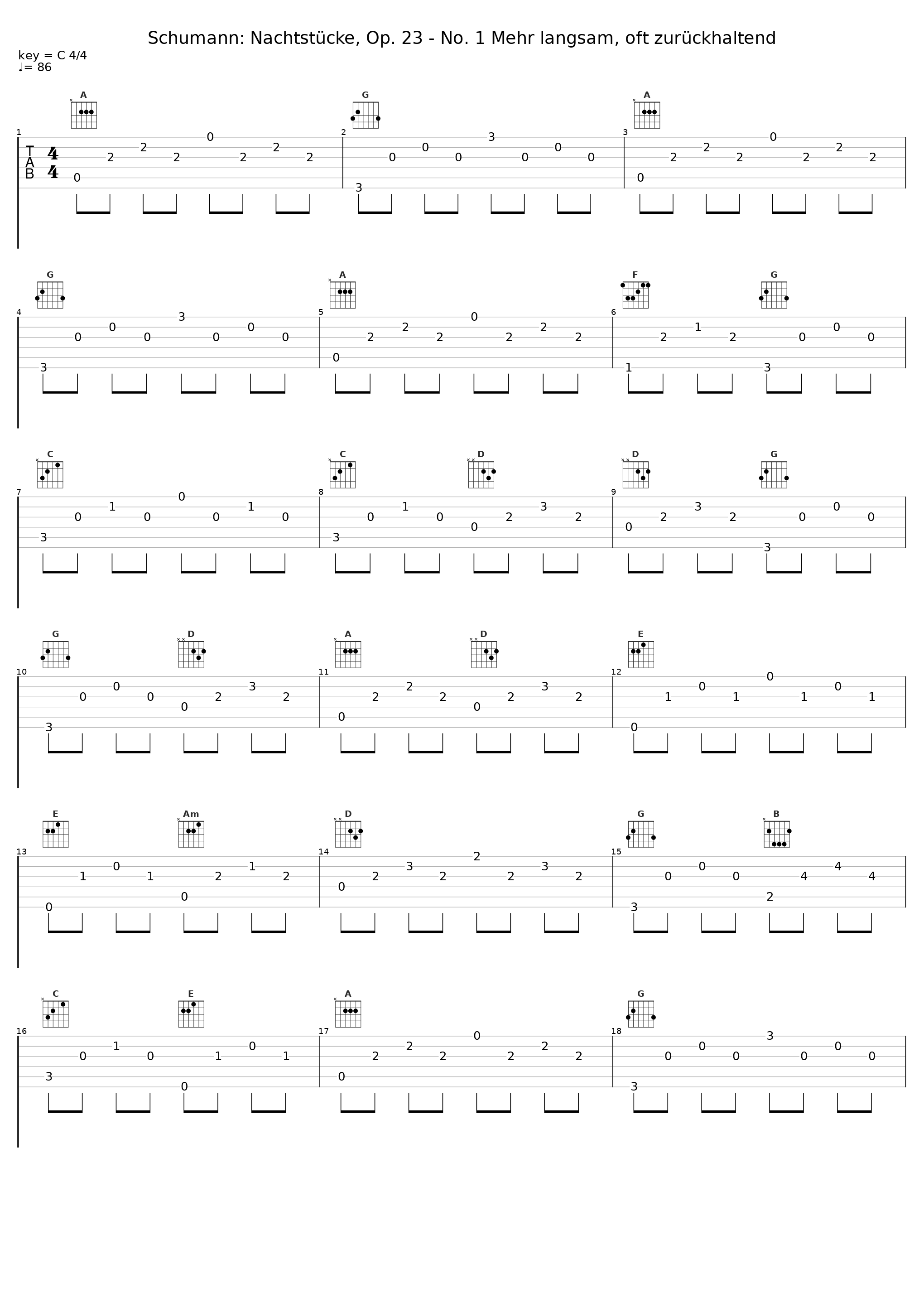 Schumann: Nachtstücke, Op. 23 - No. 1 Mehr langsam, oft zurückhaltend_Wilhelm Kempff_1