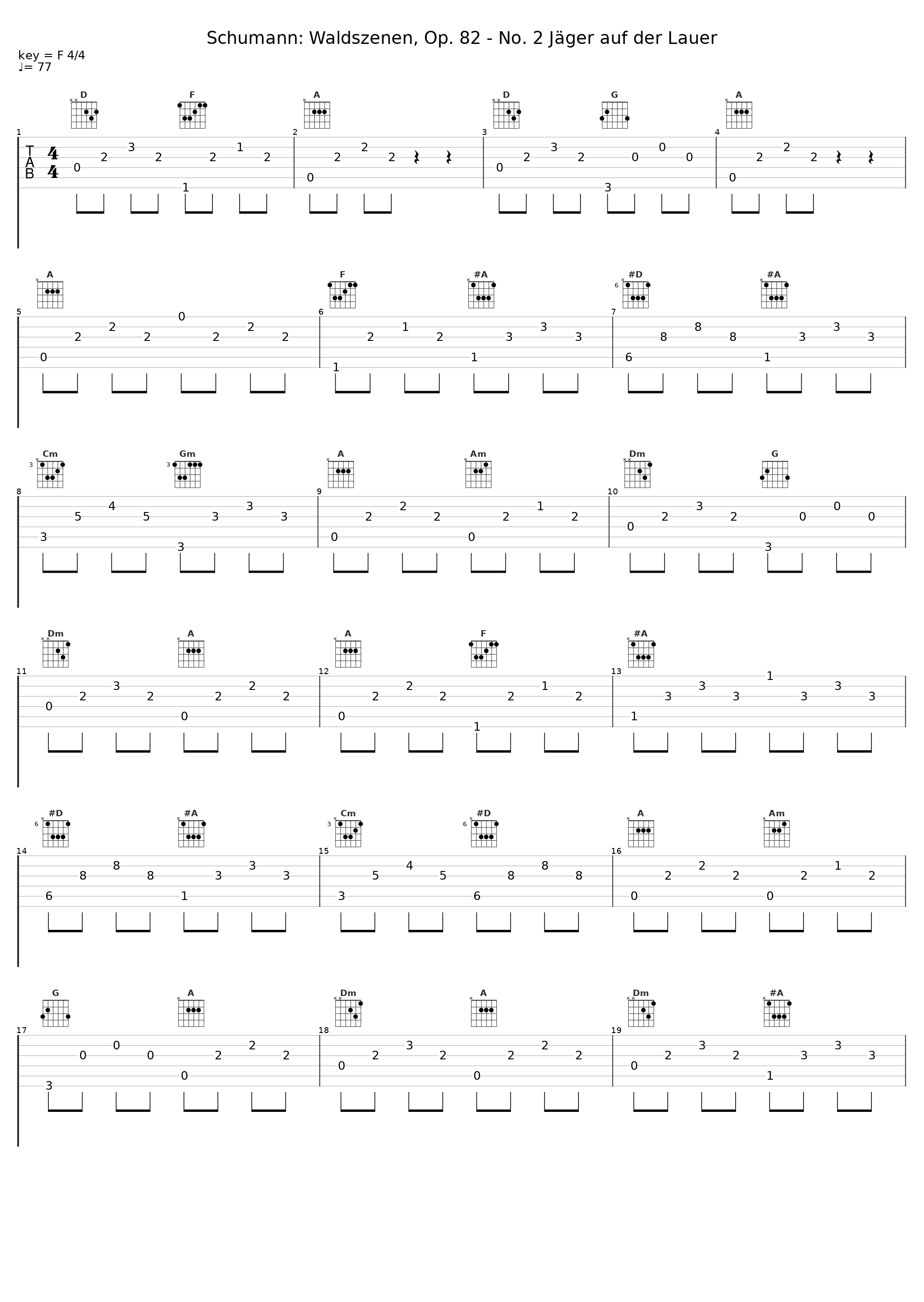 Schumann: Waldszenen, Op. 82 - No. 2 Jäger auf der Lauer_Wilhelm Kempff_1