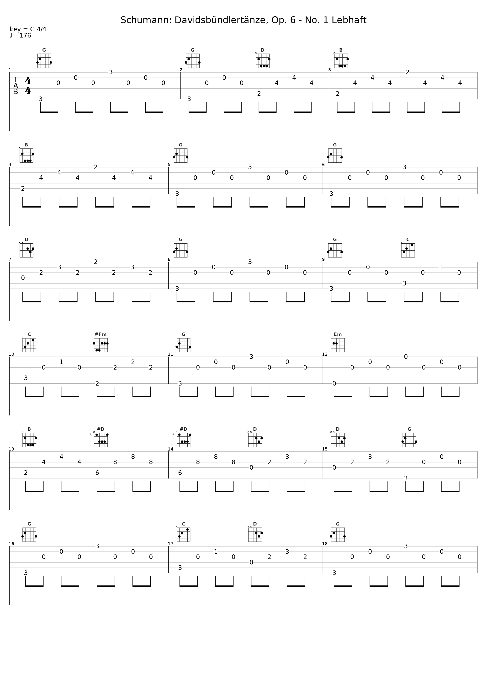 Schumann: Davidsbündlertänze, Op. 6 - No. 1 Lebhaft_Wilhelm Kempff_1