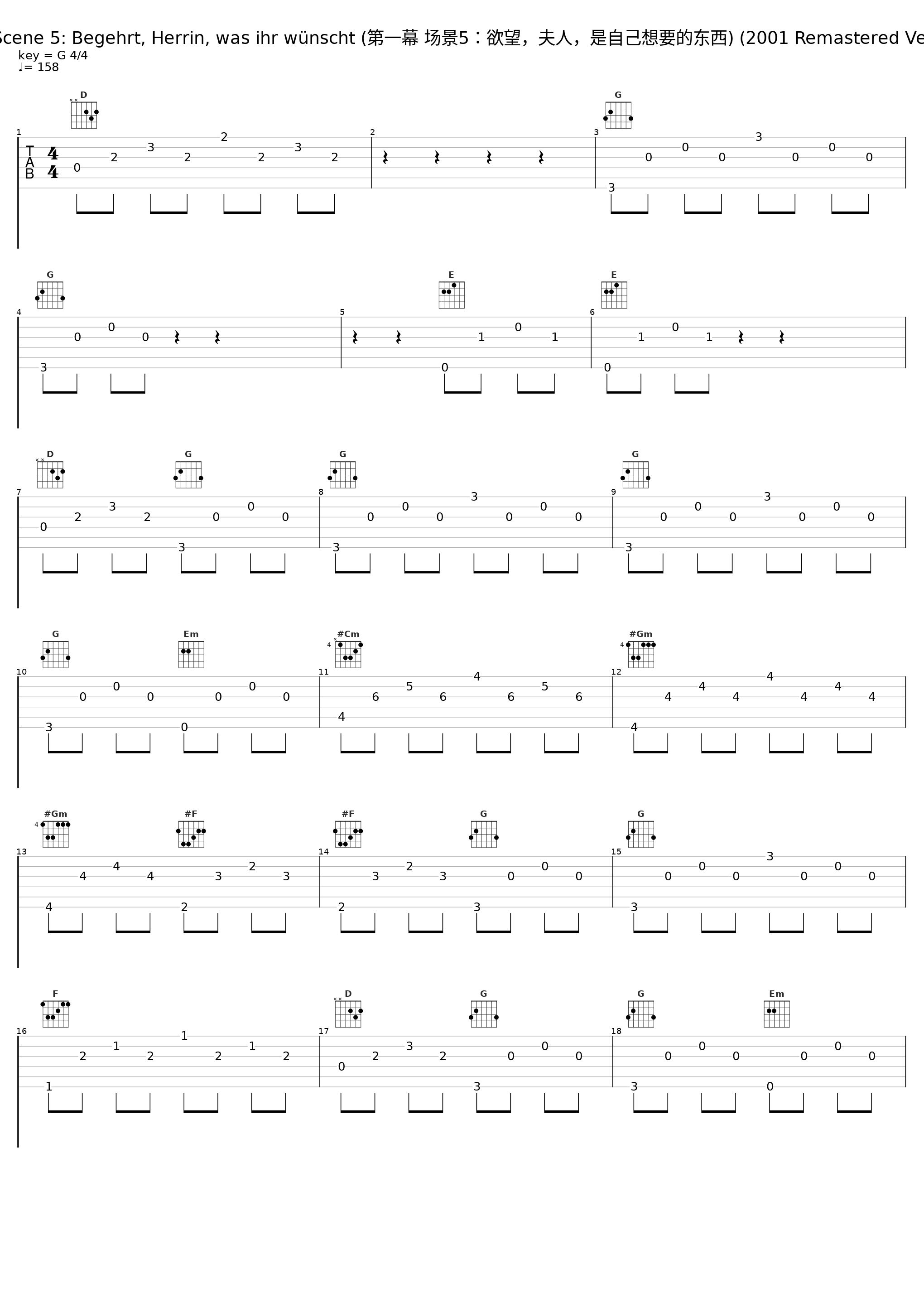 Act I Scene 5: Begehrt, Herrin, was ihr wünscht (第一幕 场景5：欲望，夫人，是自己想要的东西) (2001 Remastered Version)_Philharmonia Orchestra,Wilhelm Furtwängler,Ludwig Suthaus_1