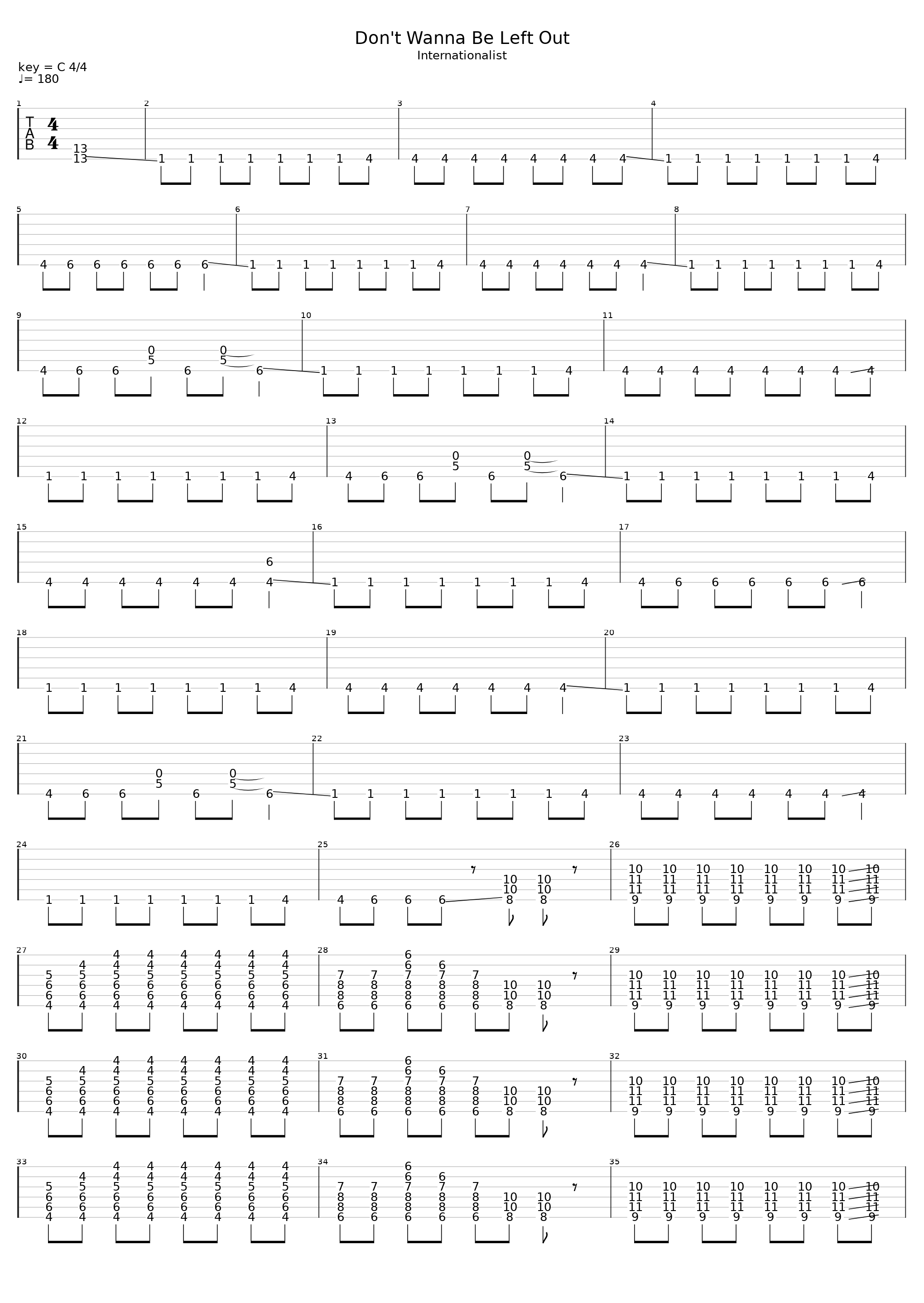 Don't Wanna Be Left Out_Powderfinger_1