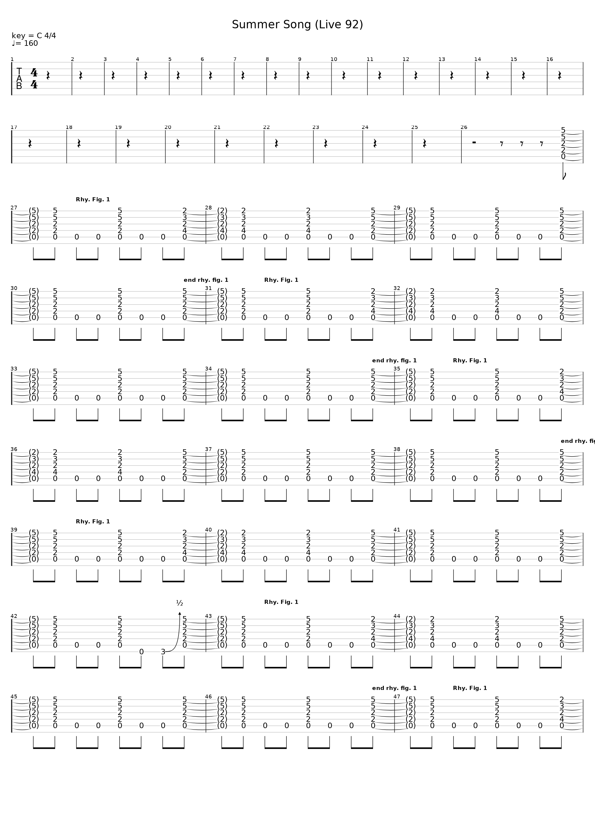 Summer Song (Live 92)_Joe Satriani_1