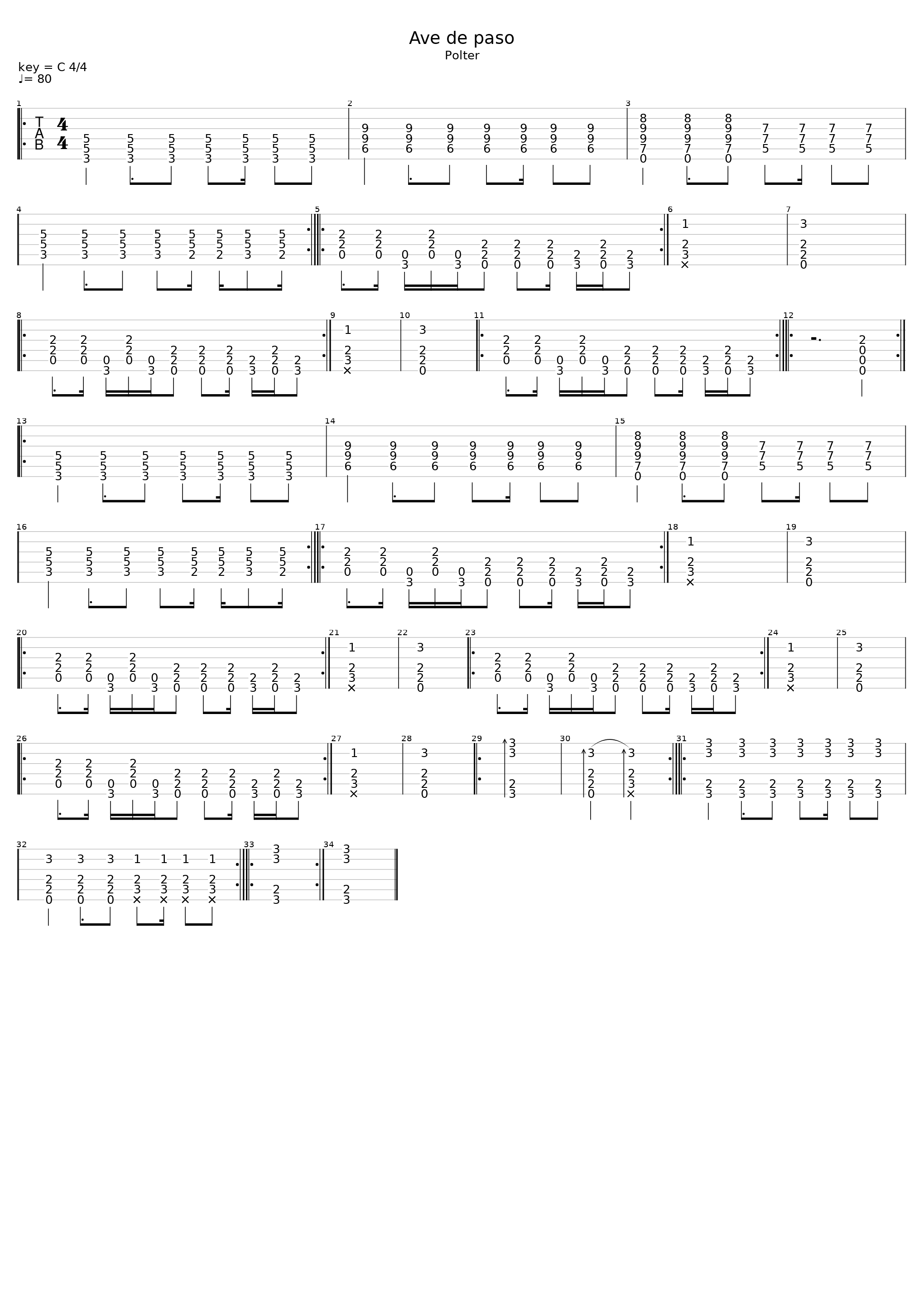 Ave De Paso_Polter_1