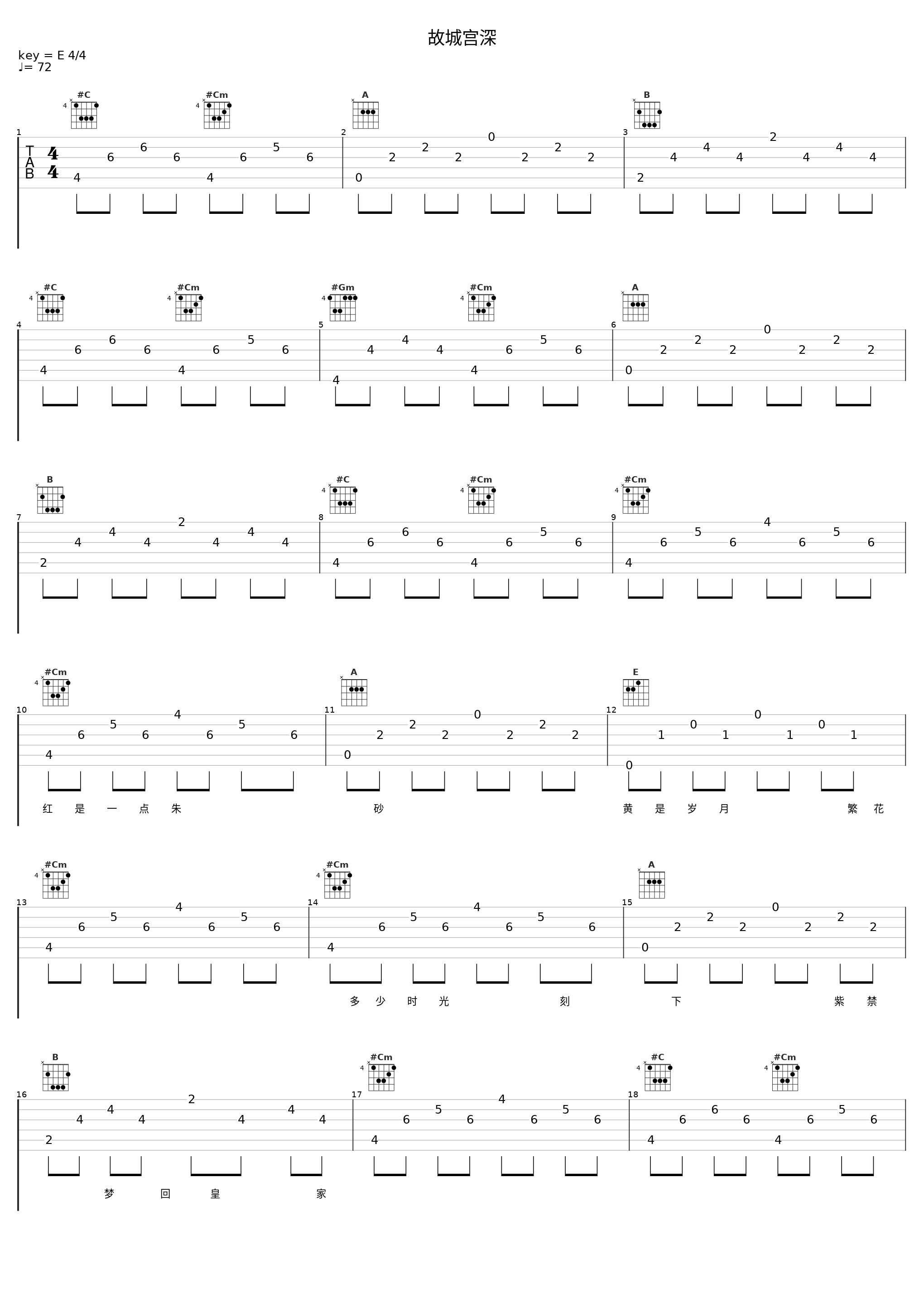 故城宫深_排骨教主_1