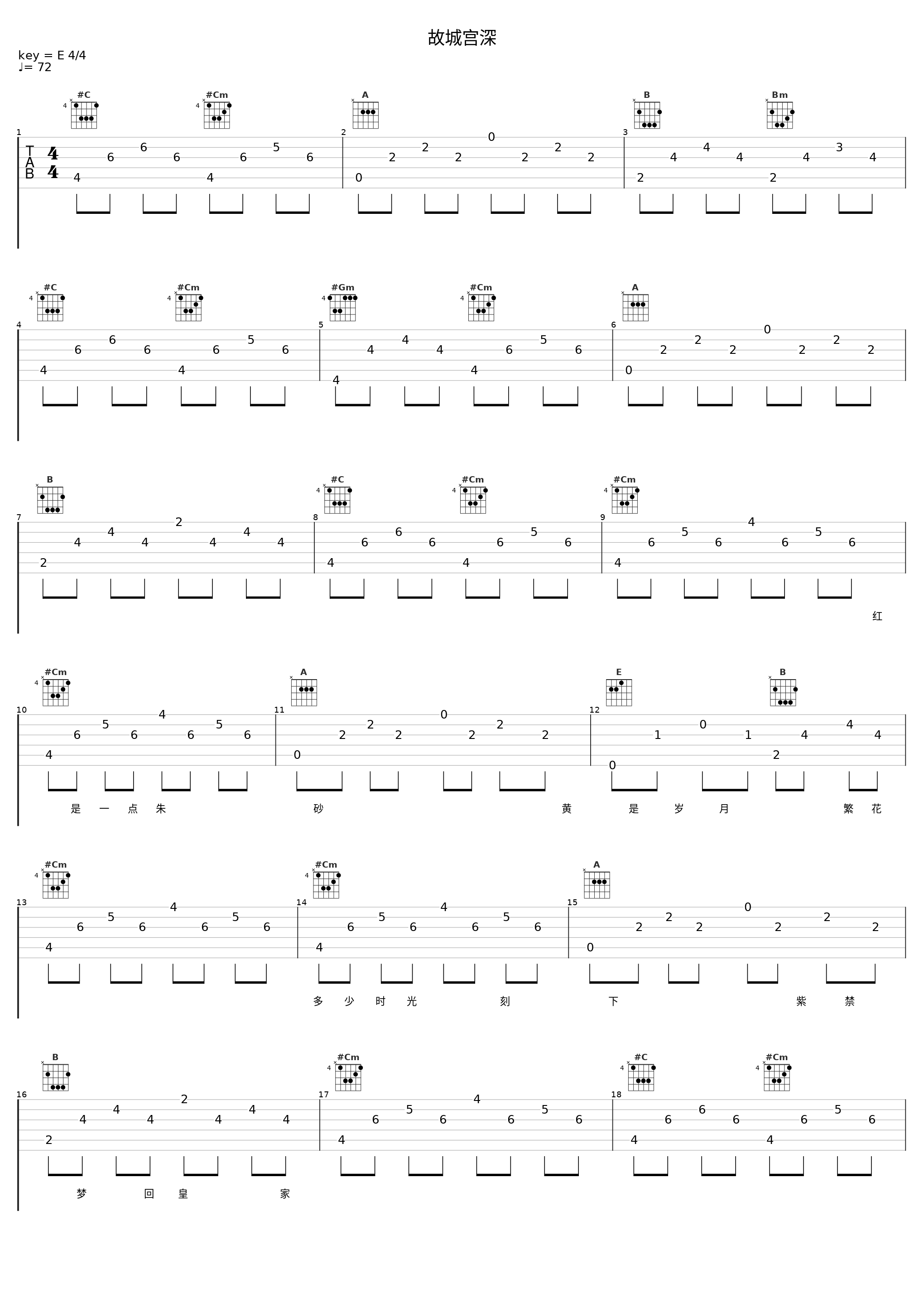 故城宫深_排骨教主_1