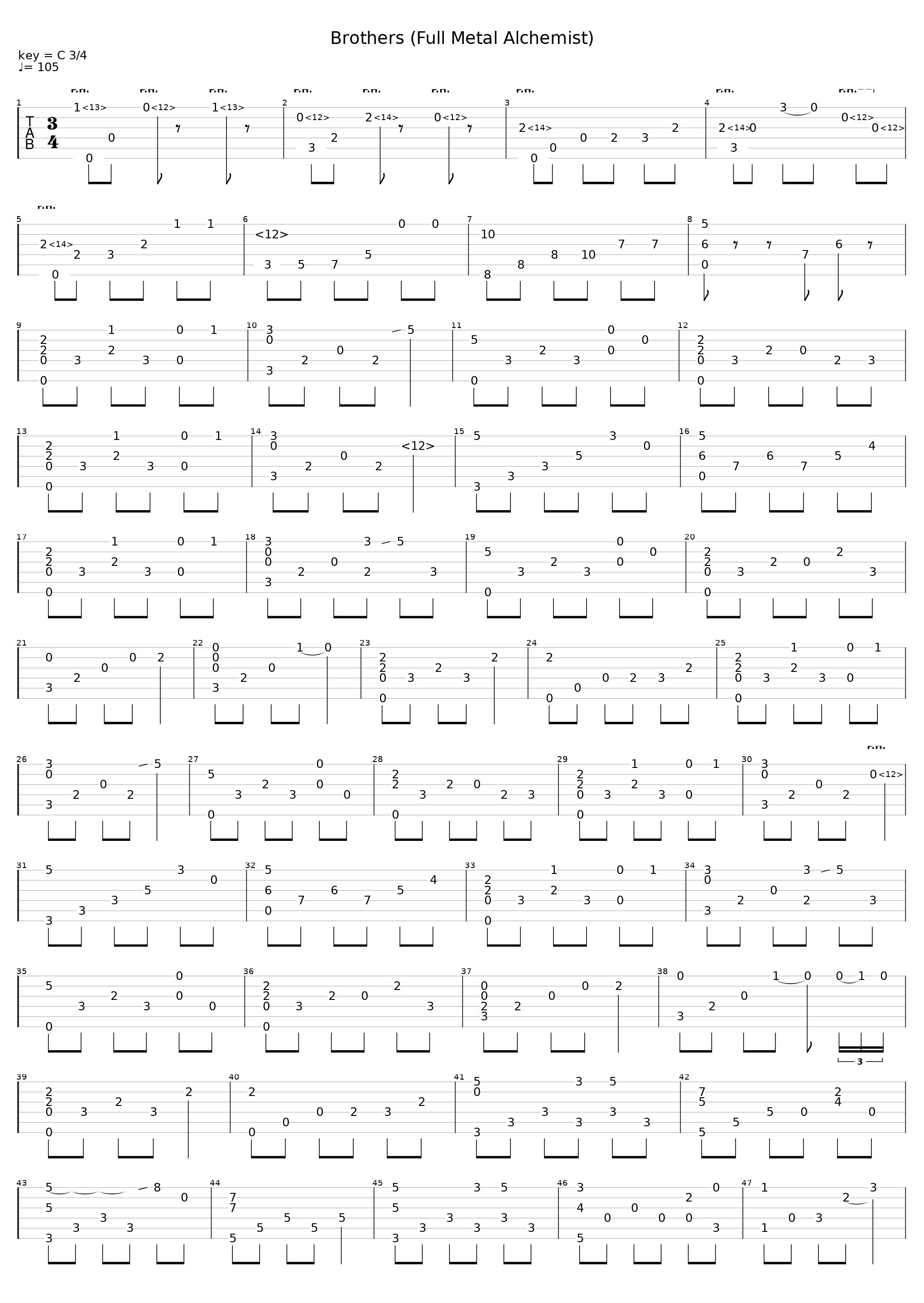 Brothers (Full Metal Alchemist)_Chet Preston_1