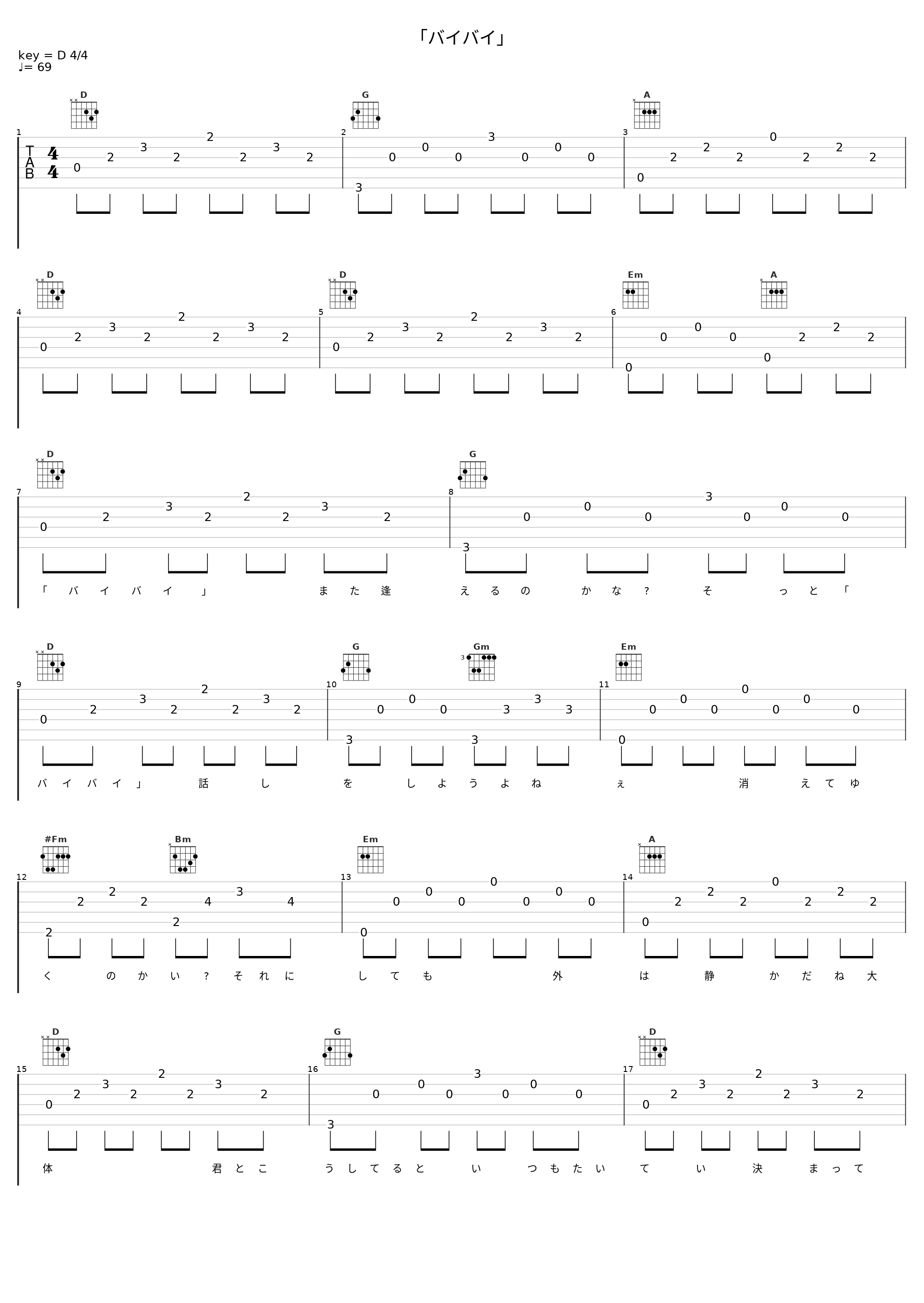 「バイバイ」_柚子_1