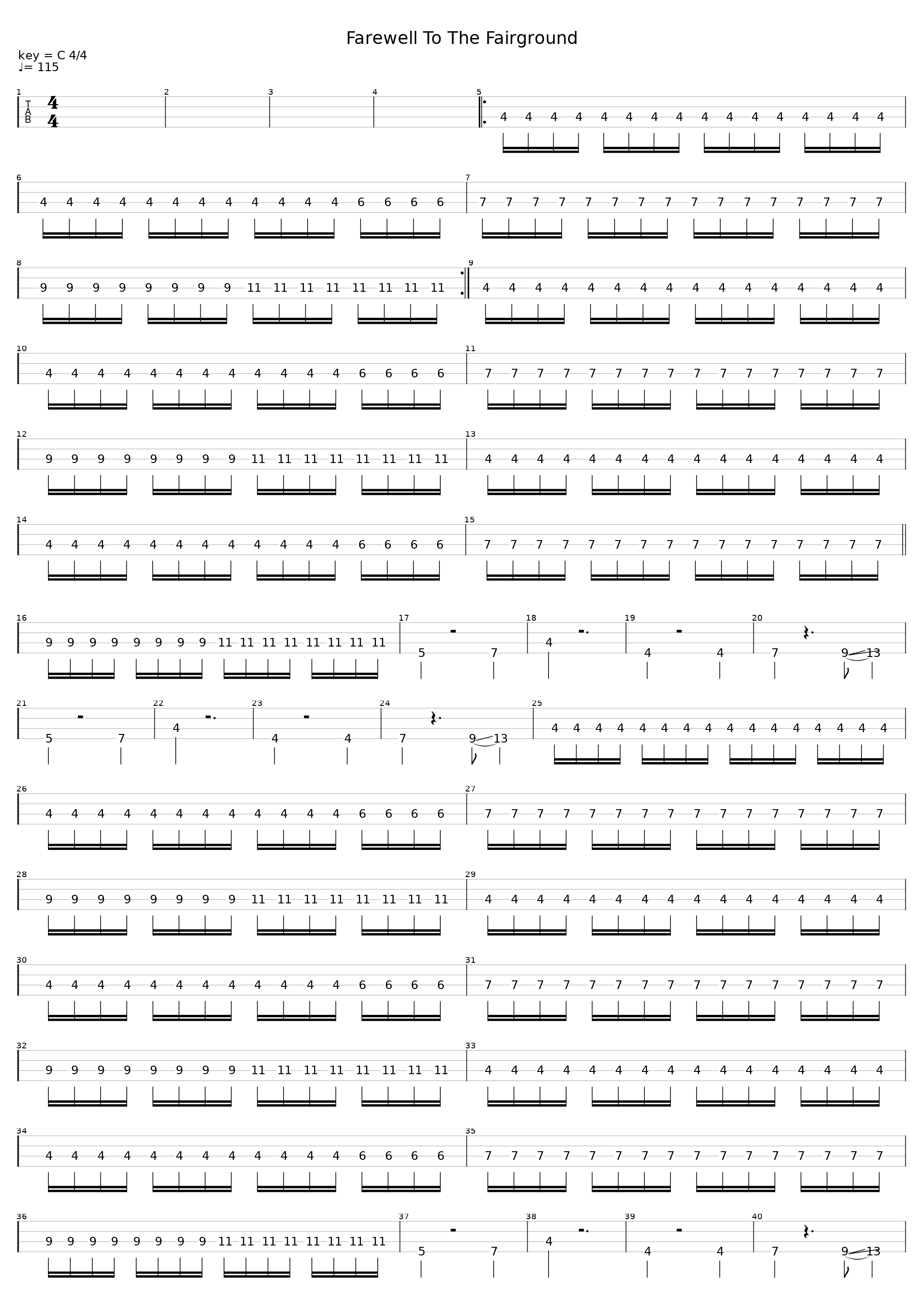 Farewell To The Fairground_White Lion_1