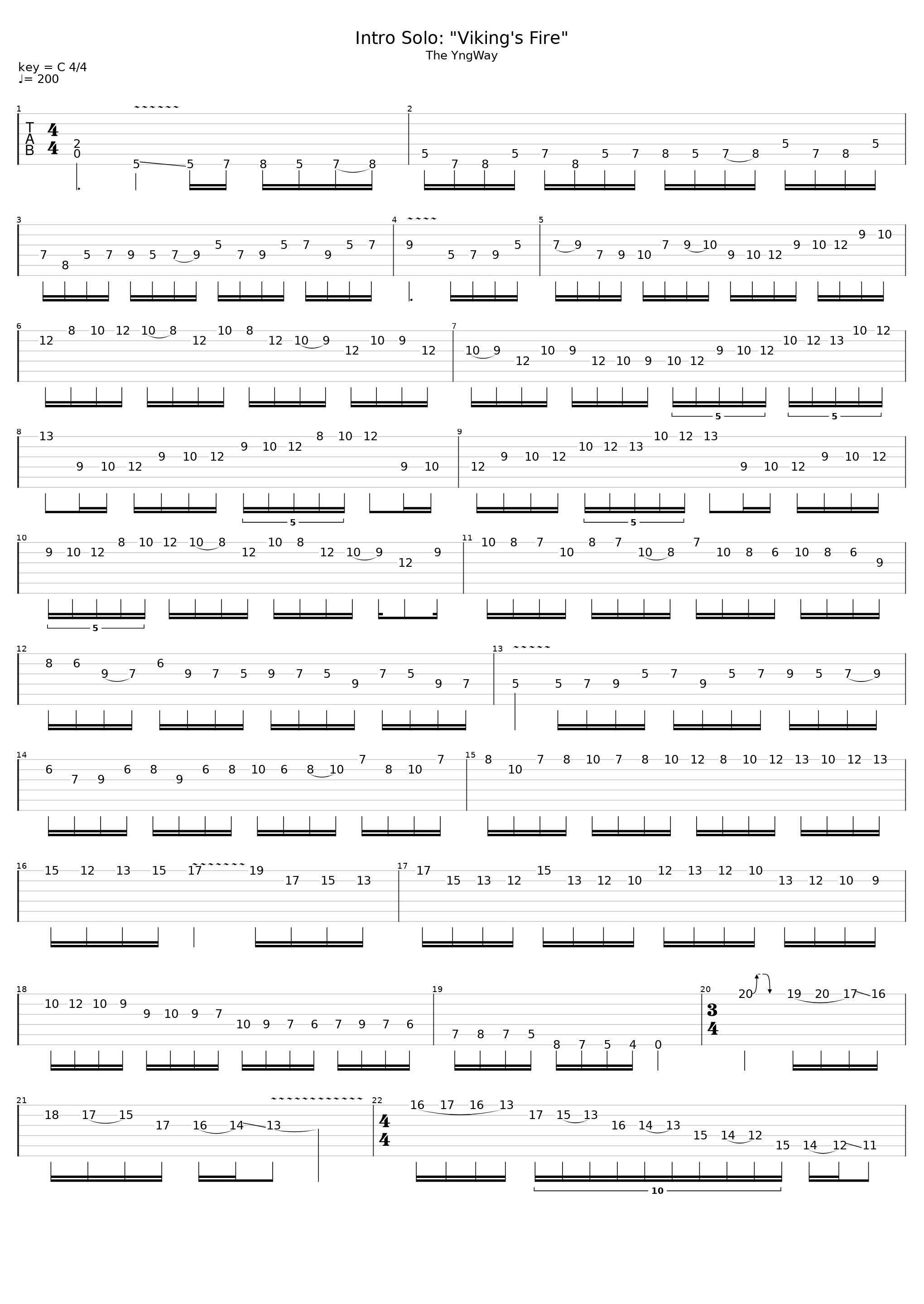 YNGWAY Intro Solo_Chris Book_1