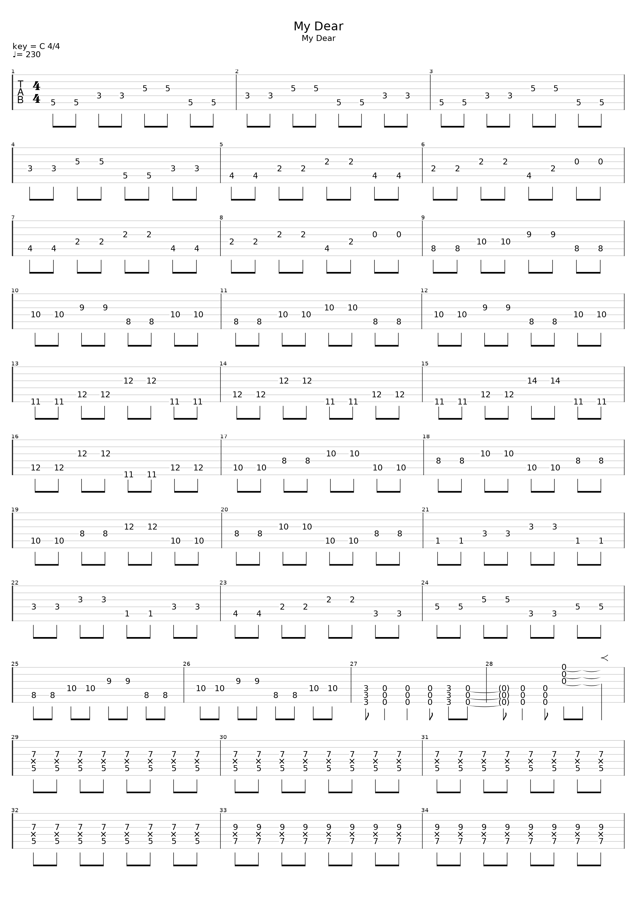 My Dear_New Years Day_1