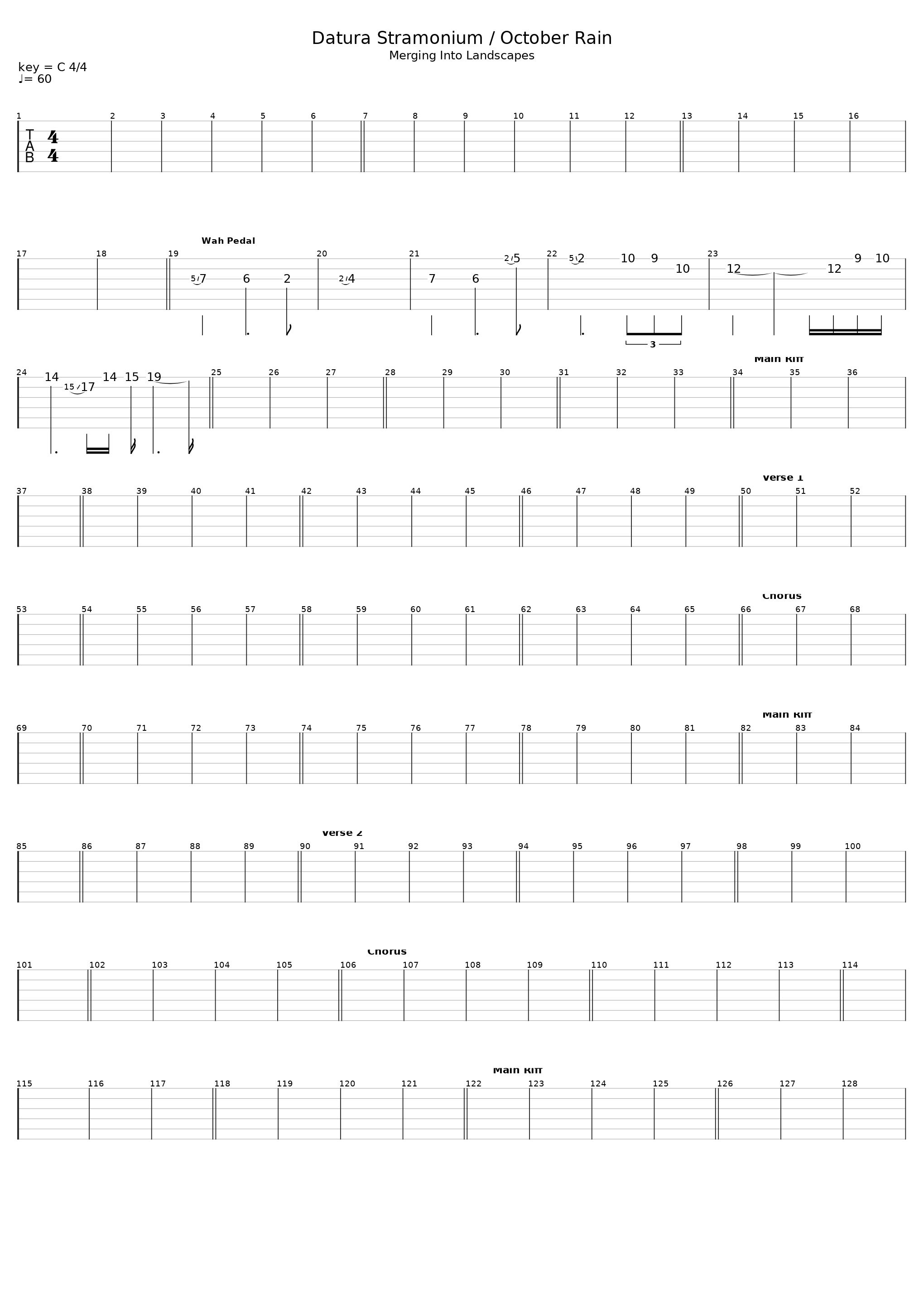 Datura Stramonium / October Rain_Yearning_1