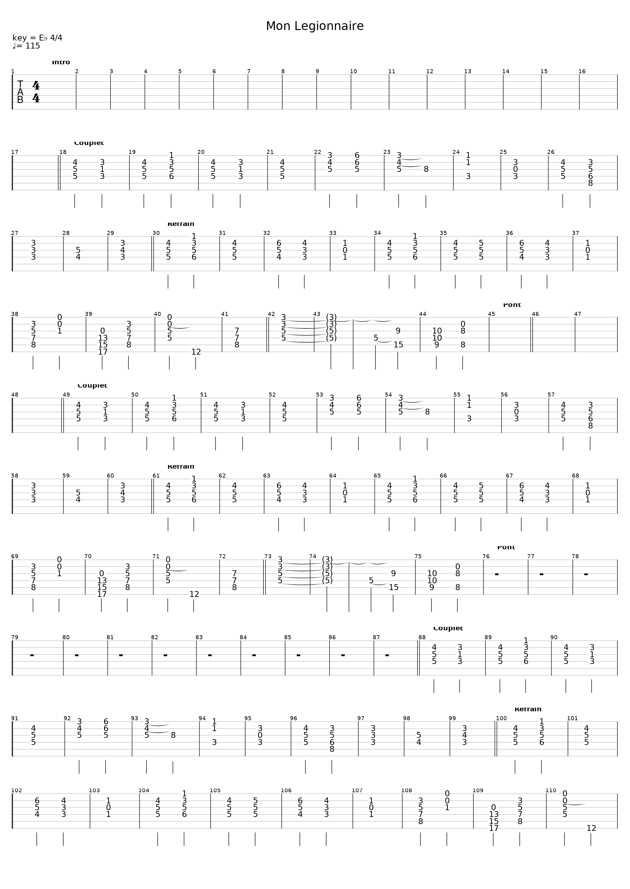 Mon Legionnaire_Serge Gainsbourg_1