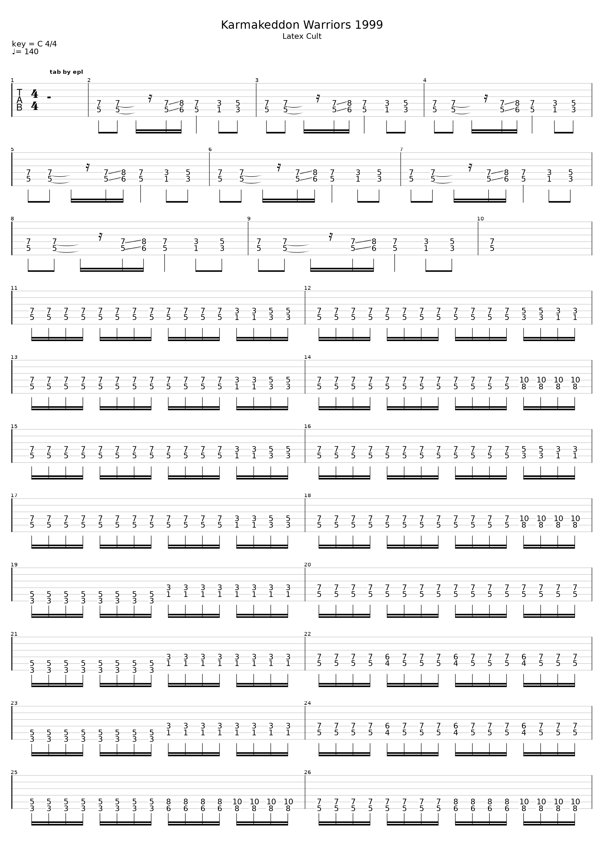 Karmakeddon Warriors 1999_Impaled Nazarene_1