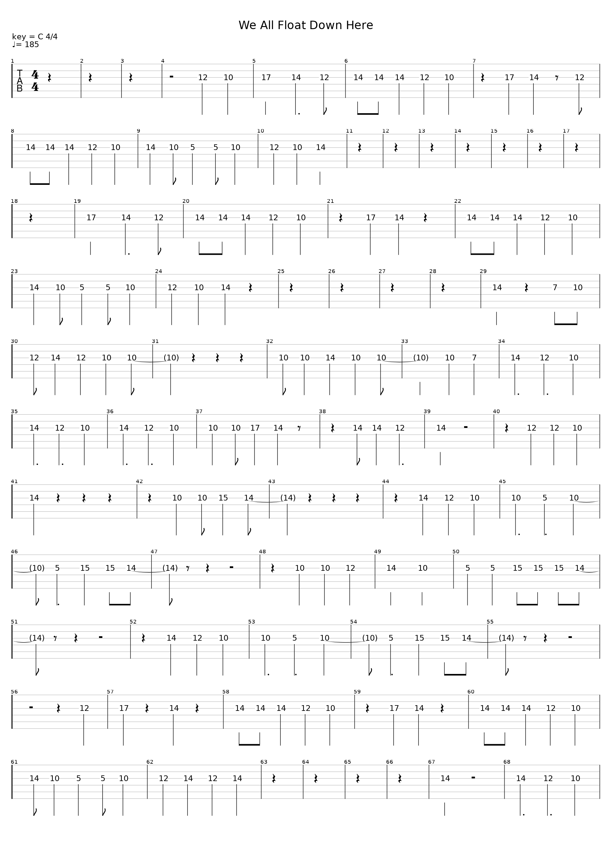 We All Float Down Here_Four Year Strong_1