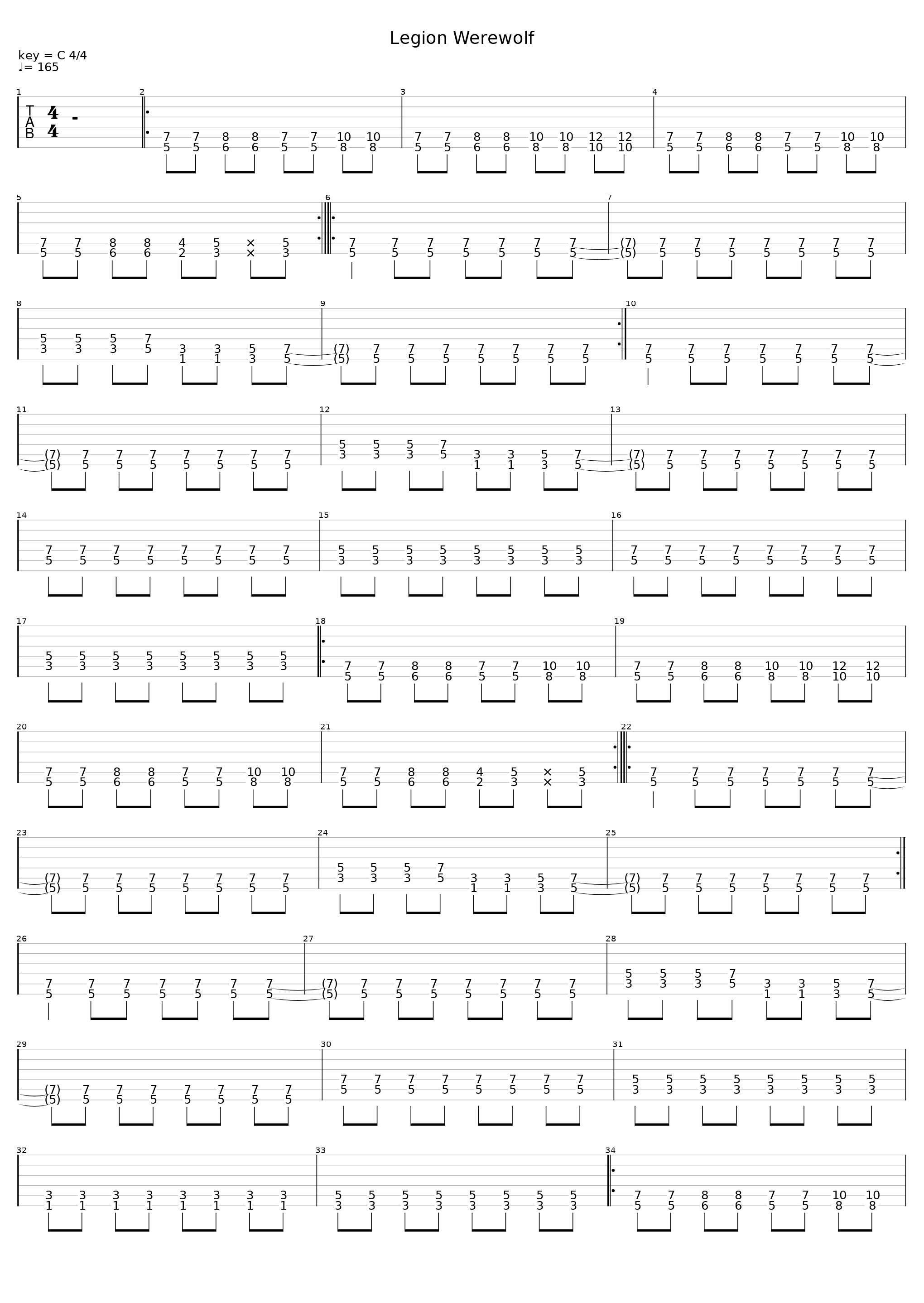 Legion Werewolf_Satanic Warmaster_1