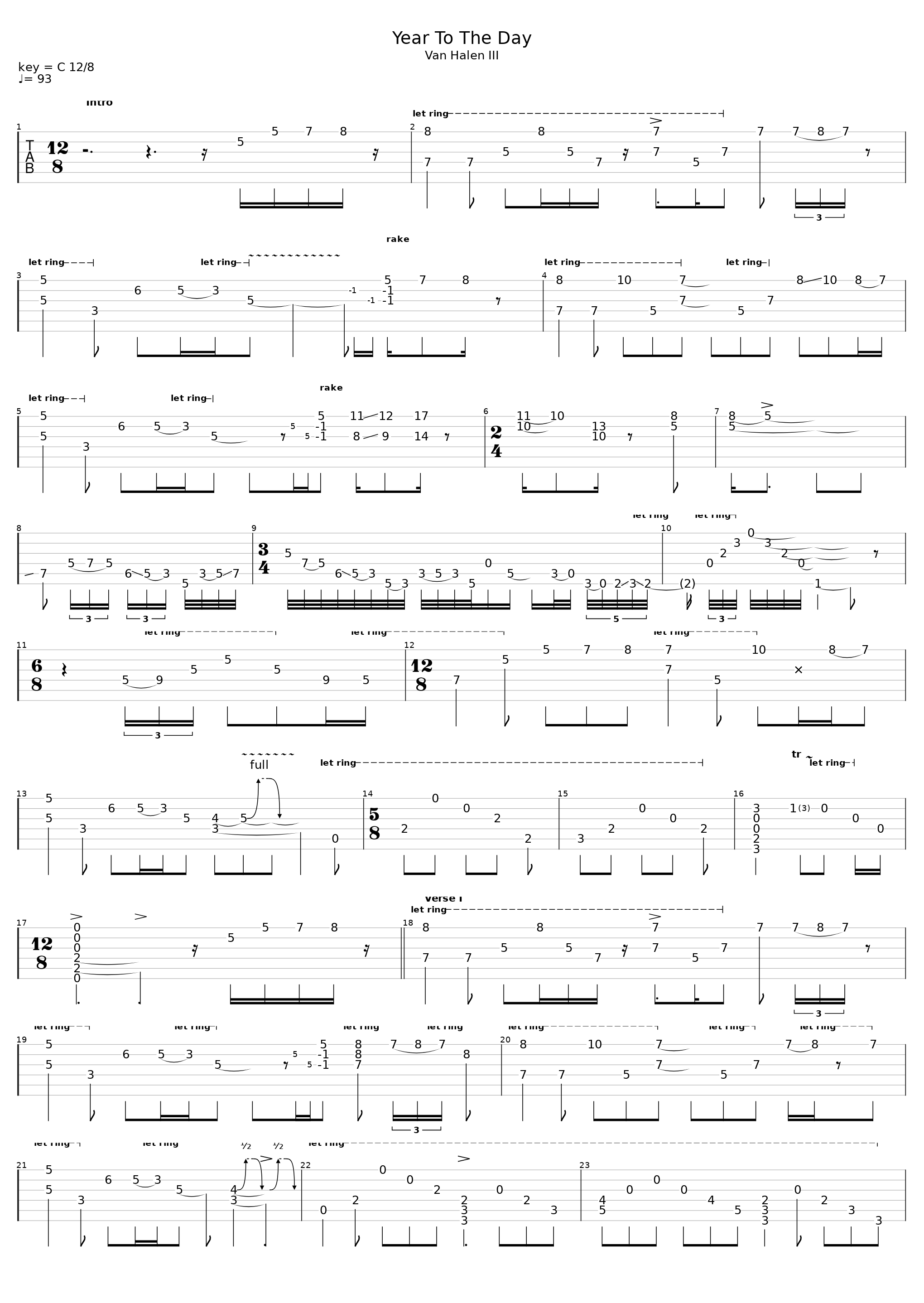 Year To The Day_Van Halen_1