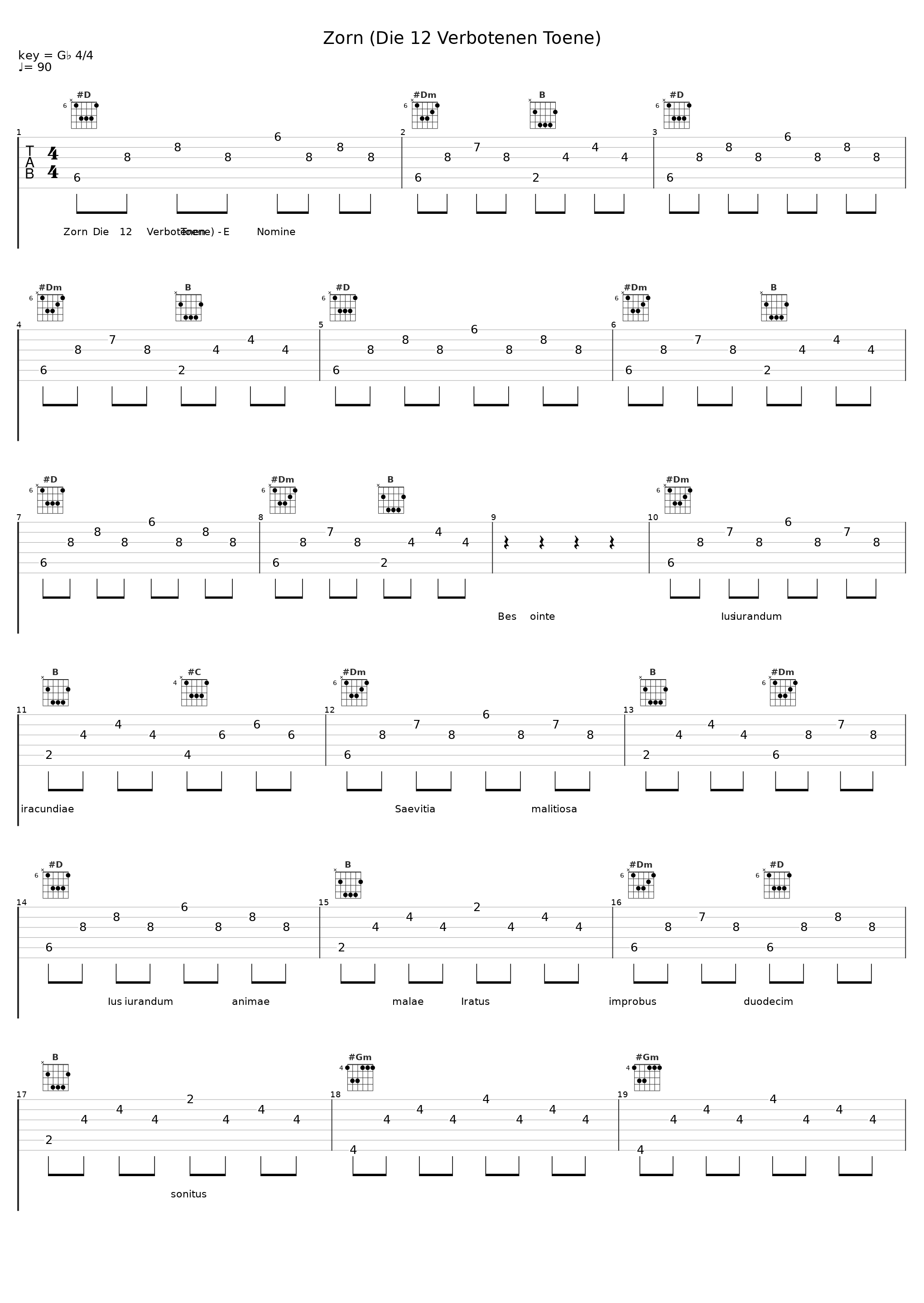 Zorn (Die 12 Verbotenen Toene)_E Nomine_1
