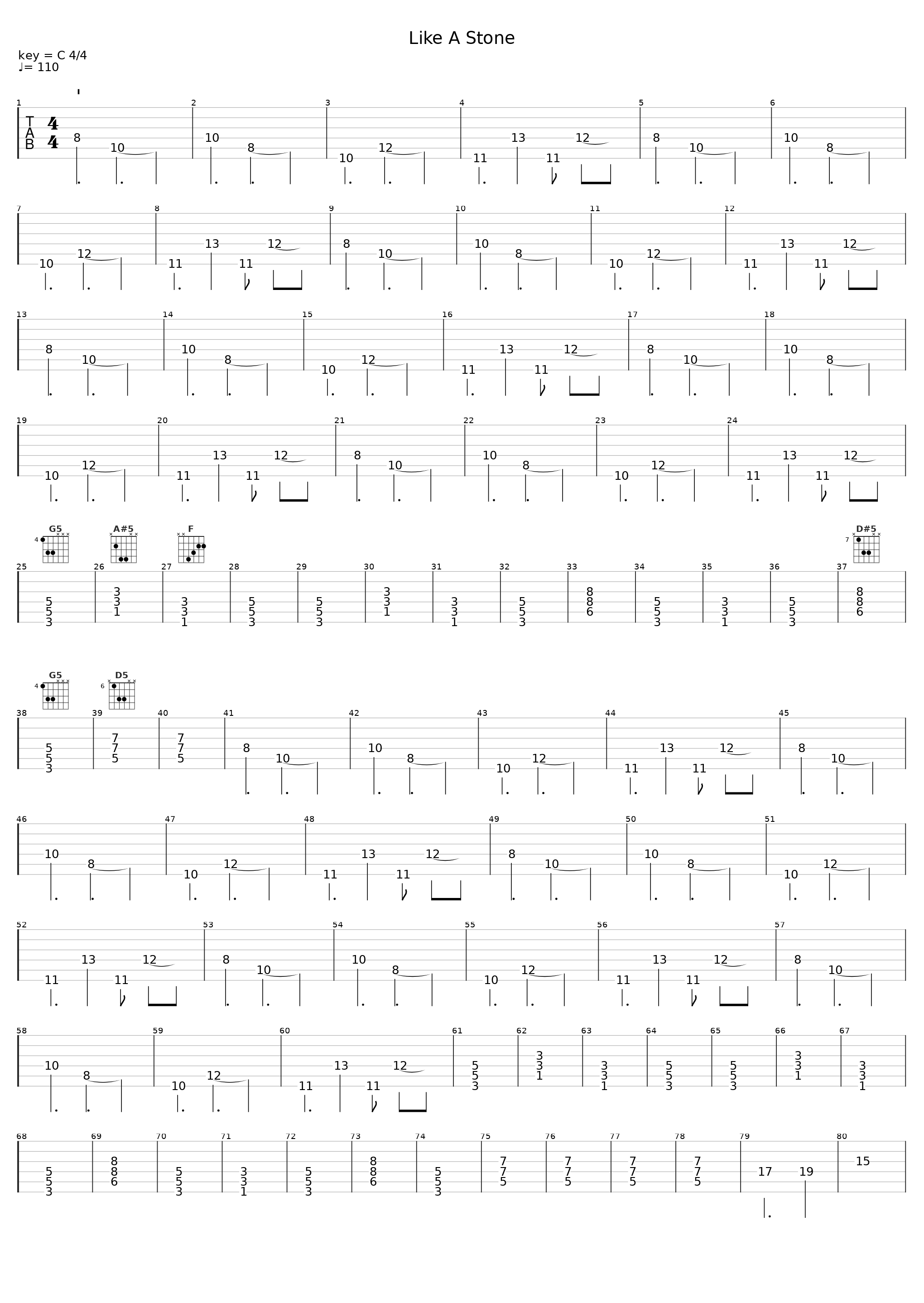 Like a Stone (FQ)_Audioslave_1