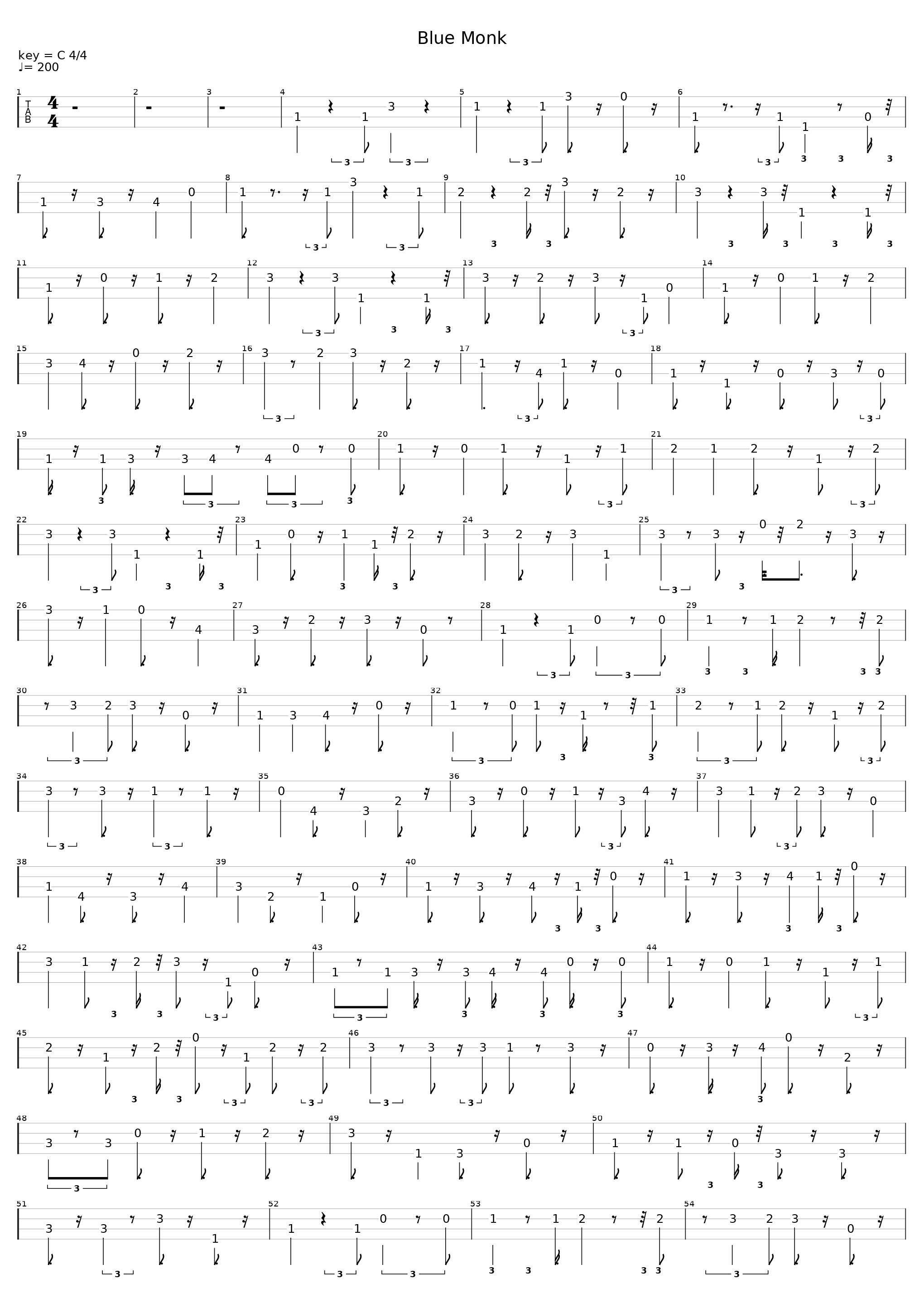 Blue Monk (all instruments)_Thelonious Monk_1