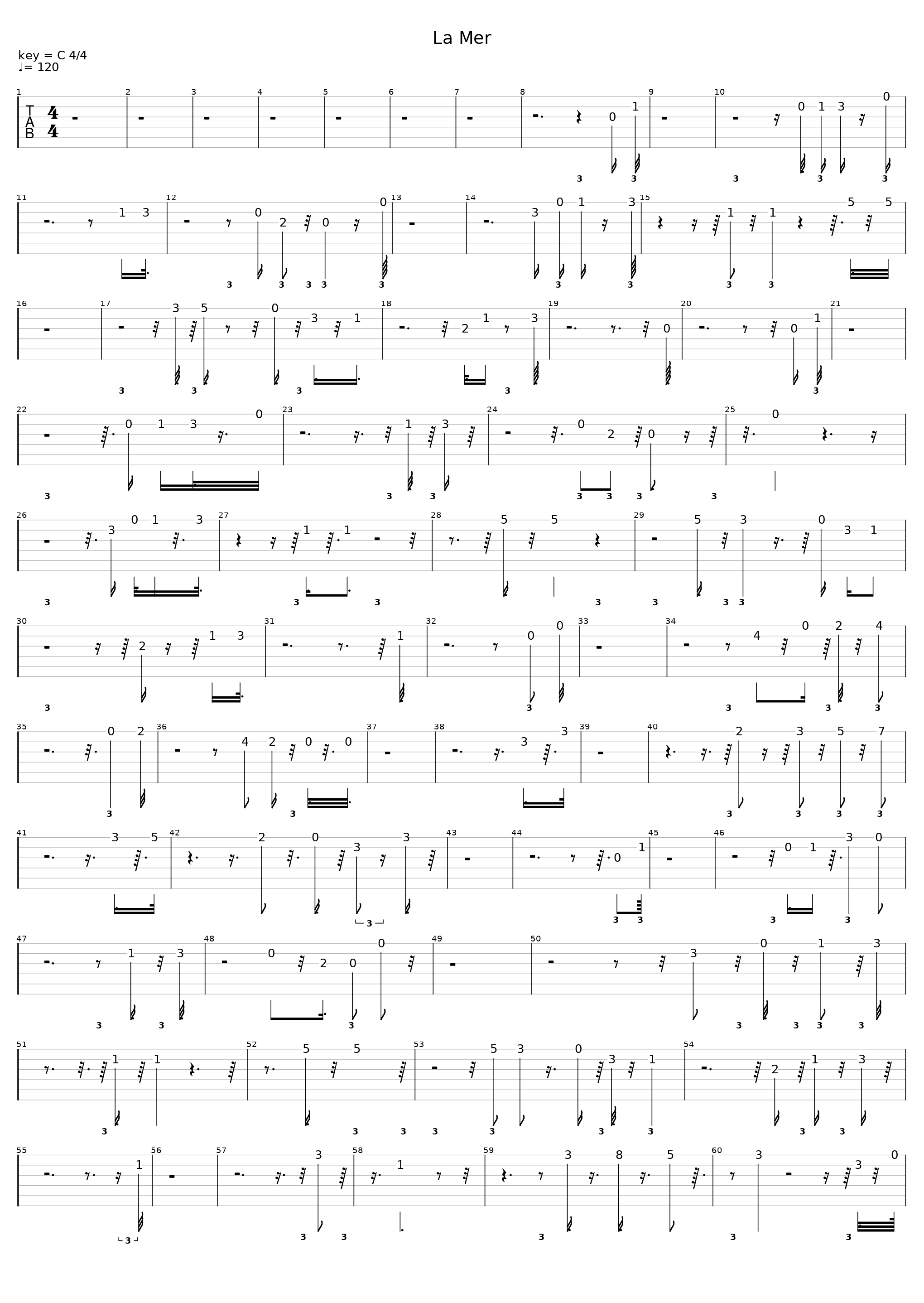 La Mer (all instruments)_Charles Trenet_1