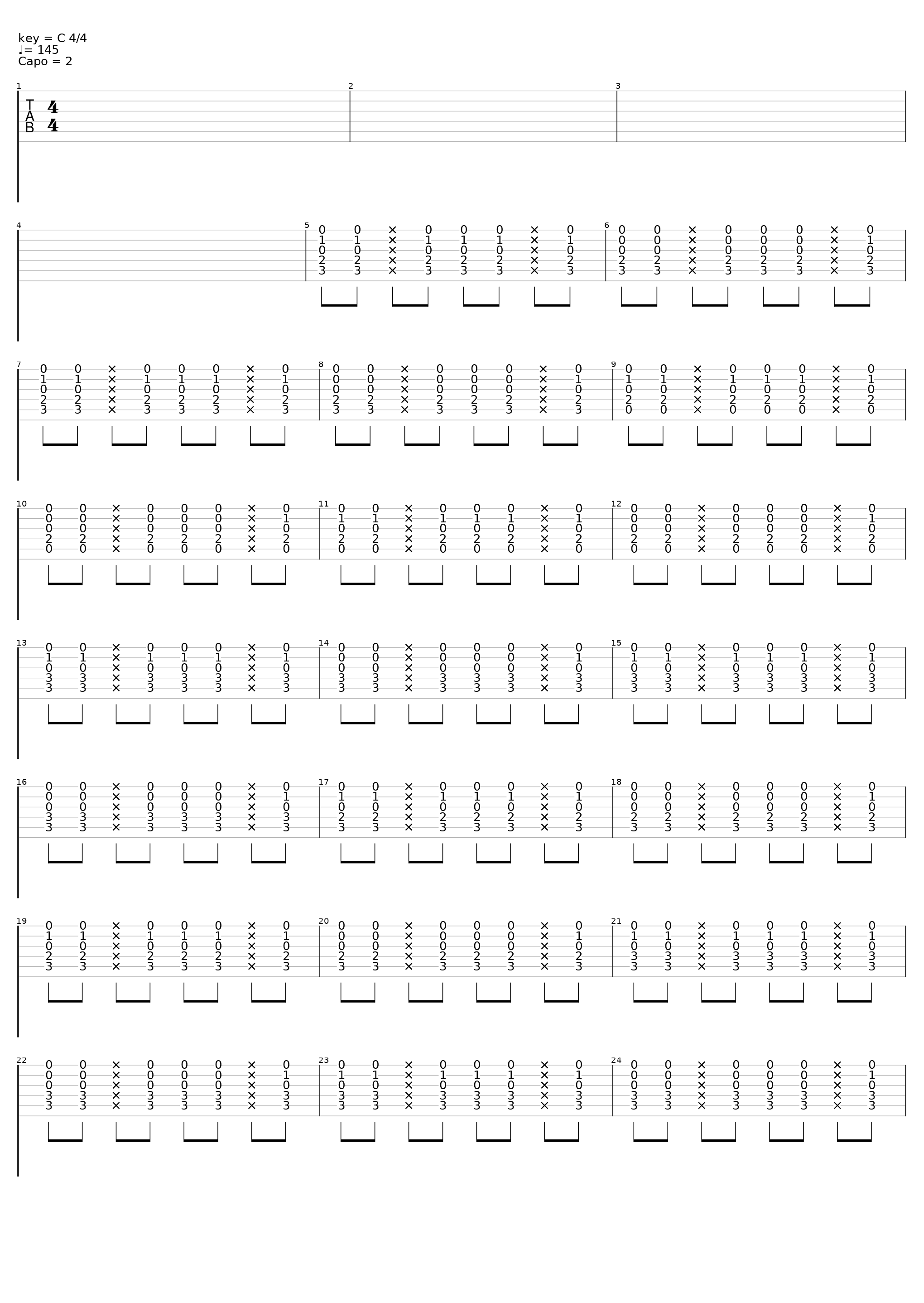 December (for 2 guitars)_Neck Deep_1