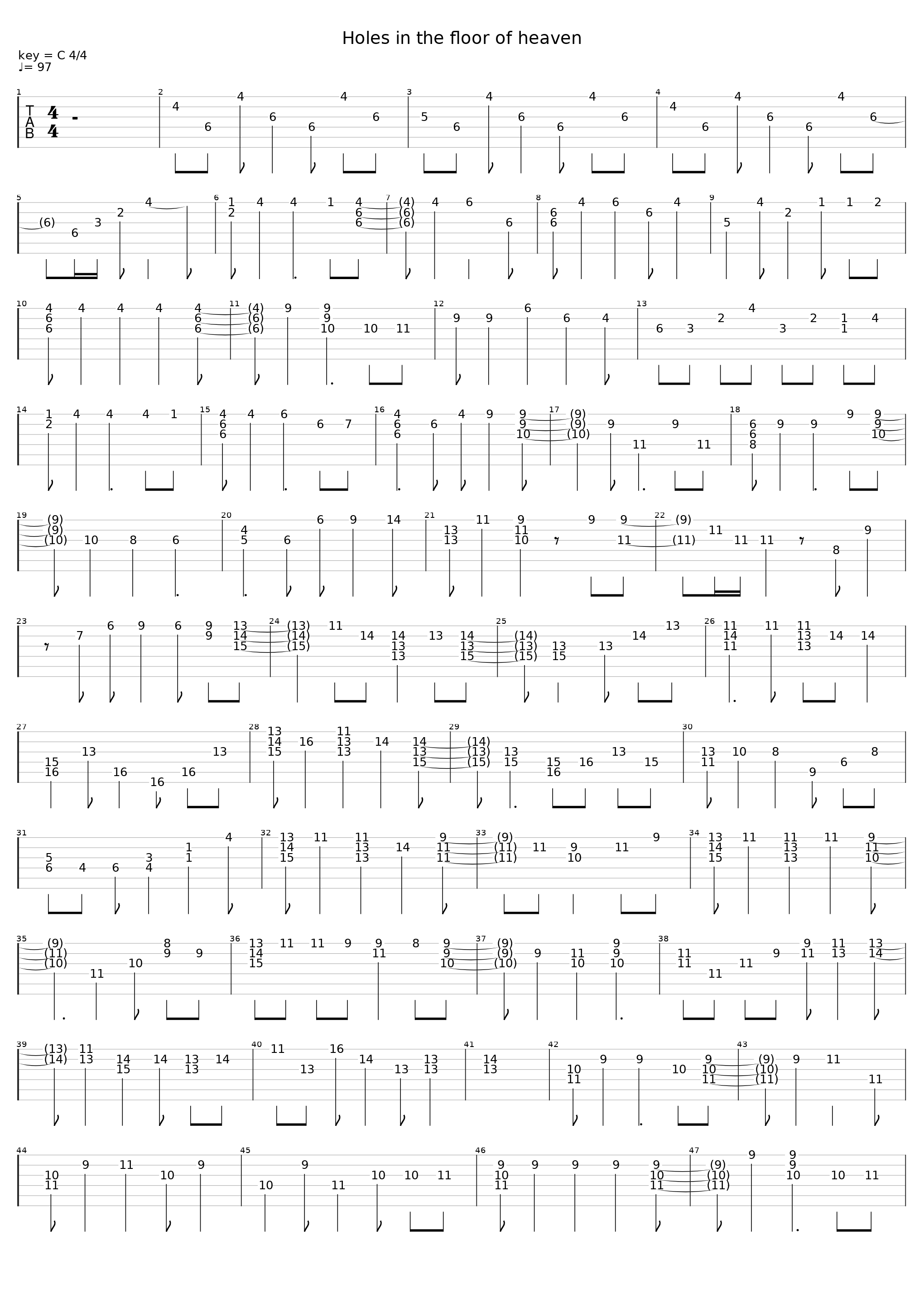 Holes In The Floor Of Heaven_George Strait_1