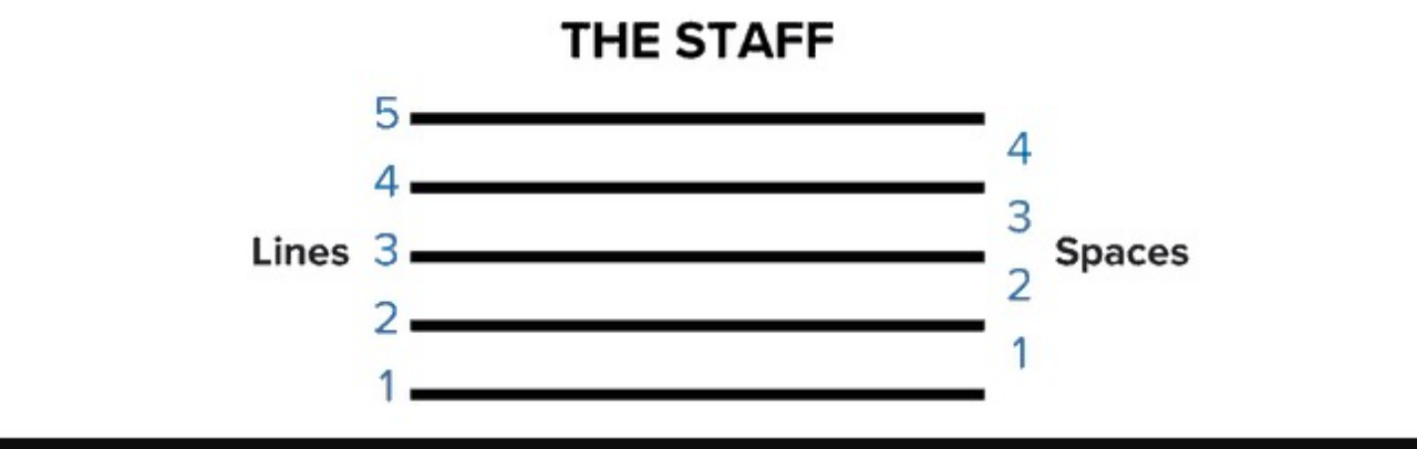 The staff|SheetMusicGo