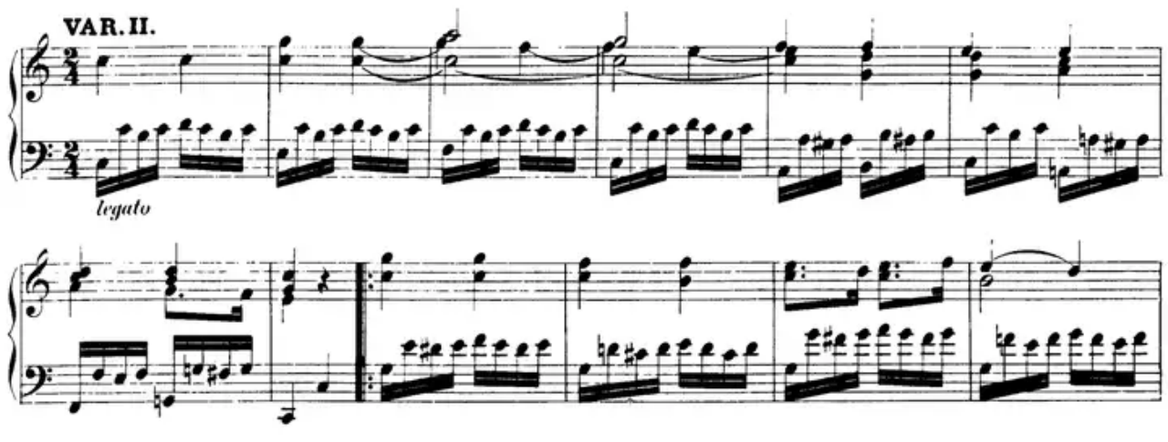 Mozart’s Variations 2|SheetMusicGo