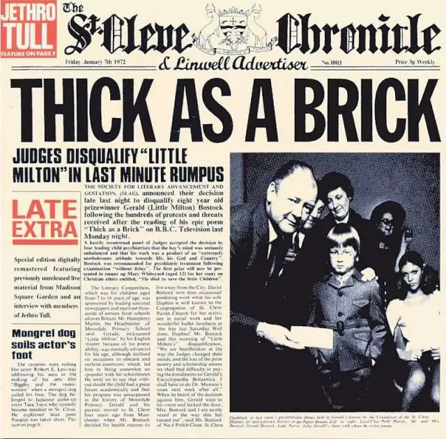 Jethro Tull|SheetMusicGo