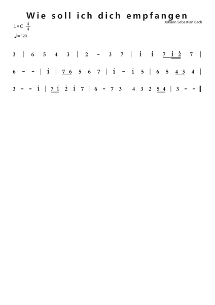 Wie soll ich dich empfangen钢琴简谱-undefined-免费下载-天天钢琴