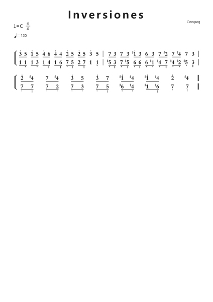 Inversiones钢琴简谱-undefined-免费下载-天天钢琴
