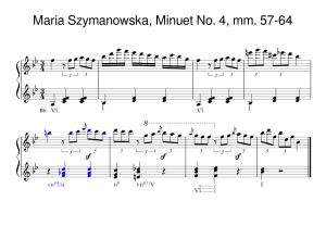 Minuet No. 4 in G Major, Op. 1