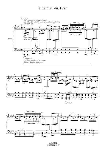 “Choralvorspiel "Ich ruf' zu dir, Herr Jesu Christ", BWV 639”钢琴谱- Bach, Johann Sebastian
 
-免费下载-天天钢琴