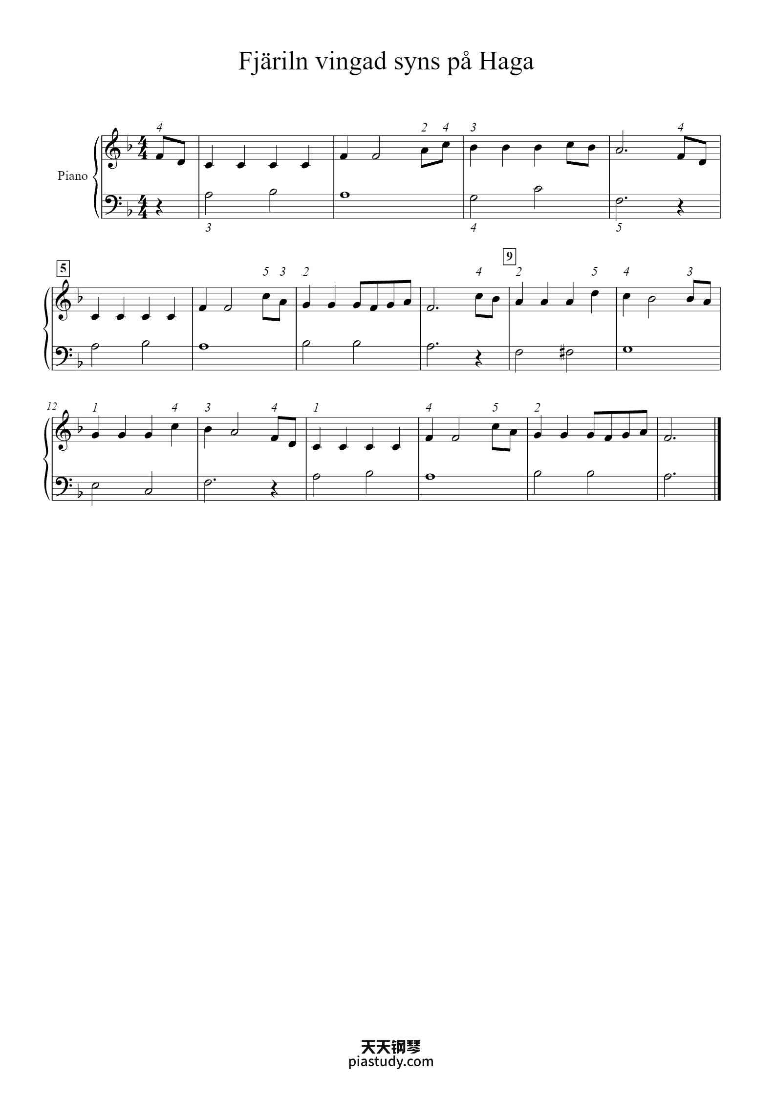 Fj riln Vingad Syns P Haga Billy Joel Free Piano Sheet Music fj-riln-vingad-syns-p-haga-billy-joel-free-piano-sheet-music