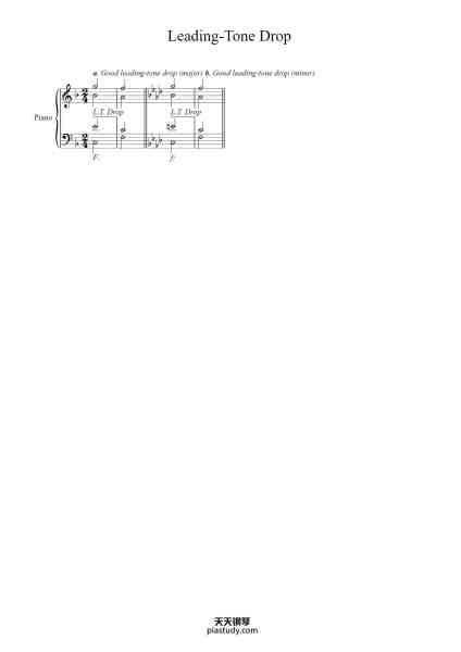 “Leading-Tone Drop”钢琴谱-openmusictheory-免费下载-天天钢琴