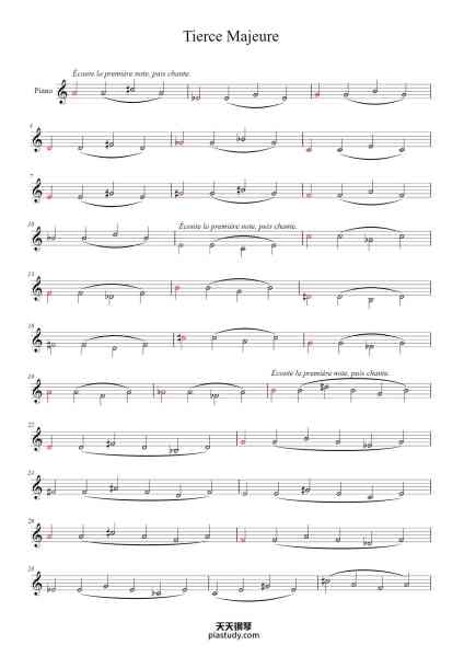 “Tierce Majeure”钢琴谱-Misc tunes-免费下载-天天钢琴