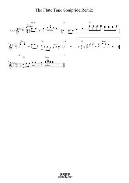 “The Flute Tune Soulpride Remix”钢琴谱-Barbatuques-免费下载-天天钢琴