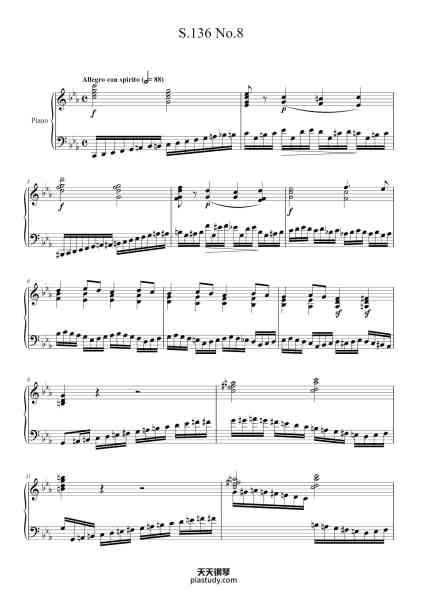 “Liebesträume, S. 541: No. 3 in A-Flat Major”钢琴谱-Franz Liszt-免费下载-天天钢琴