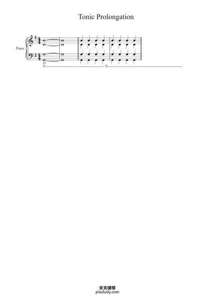 “Tonic Prolongation”钢琴谱-openmusictheory-免费下载-天天钢琴
