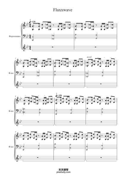 “Fluxxwave”钢琴谱-com. Clovis Reyes
arr. GT249-免费下载-天天钢琴