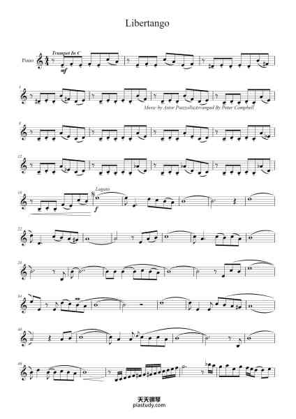 “Libertango”钢琴谱-Astor Piazzolla-免费下载-天天钢琴