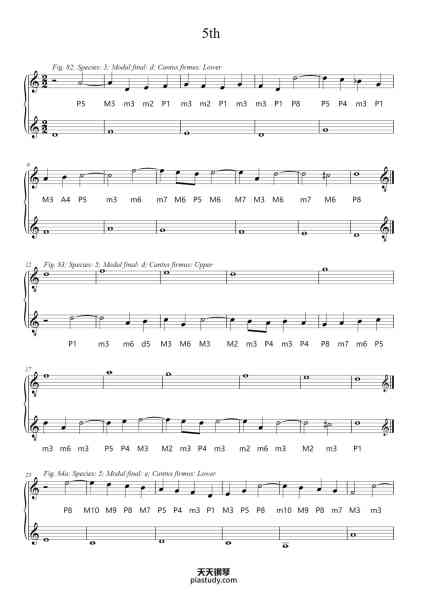 “I-Annotations - 5th”钢琴谱-Johann Joseph Fux-免费下载-天天钢琴
