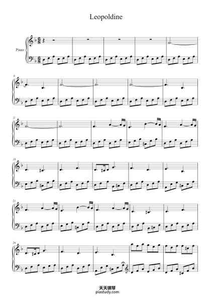 “Leopoldine”钢琴谱-EZ3kiel-免费下载-天天钢琴