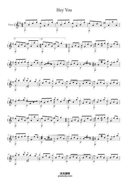 “Hey You”钢琴谱-Roger Waters akk. arr. Zerbes-免费下载-天天钢琴