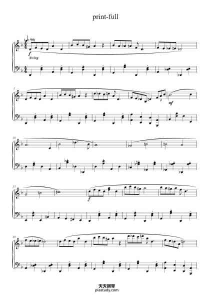 “print-full”钢琴谱-Original by Nintendo
Arranged by CK Scores-免费下载-天天钢琴