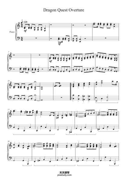 “Dragon Quest Overture”钢琴谱-Koichi Sugiyama
Arr hihi123131
-免费下载-天天钢琴