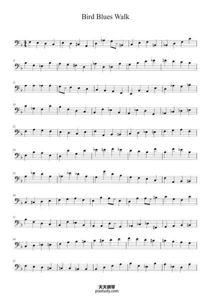 “Bird Blues Walk”钢琴谱-Nick Morrison-免费下载-天天钢琴