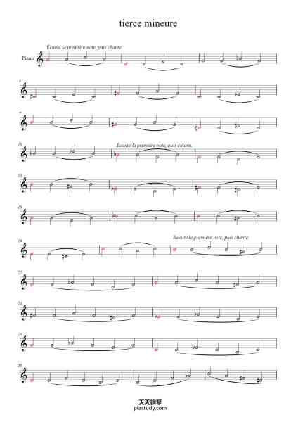 “tierce mineure”钢琴谱-Misc tunes-免费下载-天天钢琴
