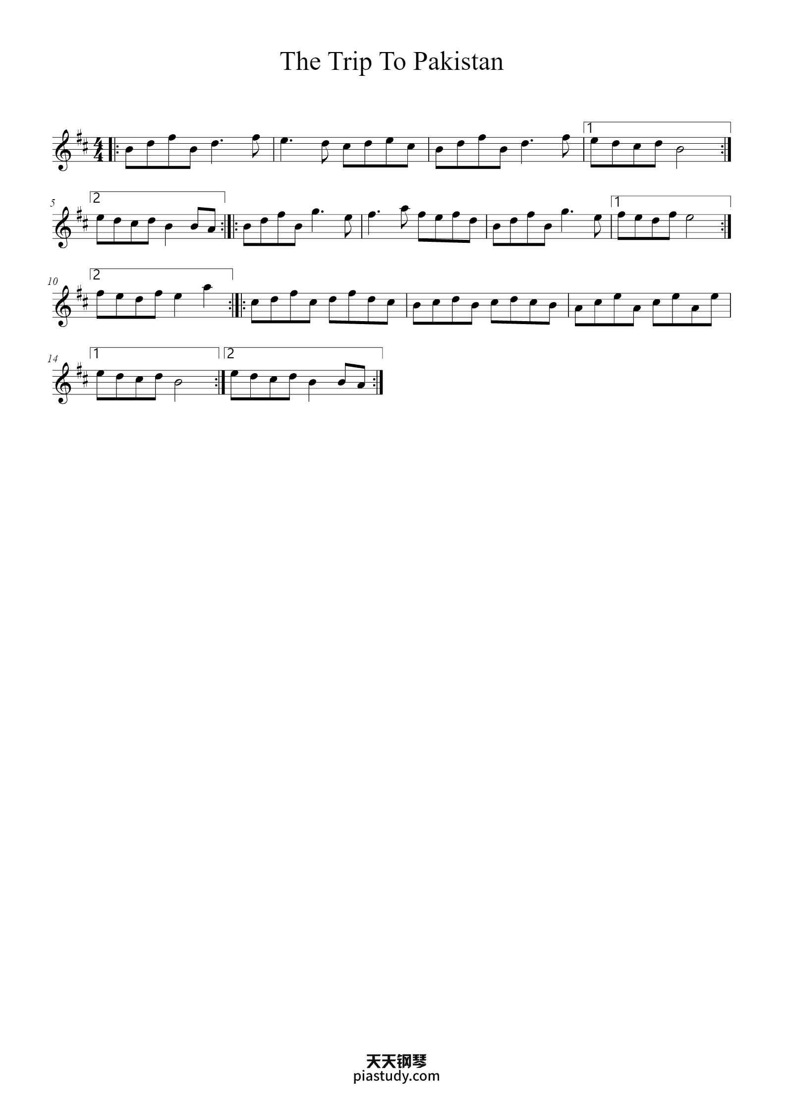 The Trip To Pakistan F0lk Free Piano Sheet Music PiaNoproblem the-trip-to-pakistan-f0lk-free-piano-sheet-music-pianoproblem